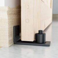 6 in 1Adjustable Sliding Bottom Floor Guide Clips W/ Screws Wall Mount Guide Door Casters Stay Roller Sliding Wheels Accessories