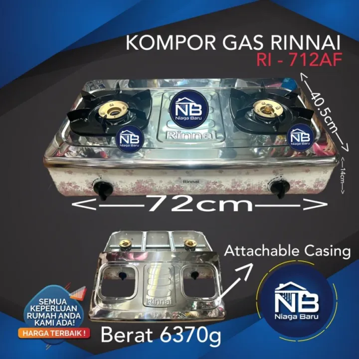 Ri 712 Af Kompor Gas Rinnai 2 Tungku Lazada Indonesia