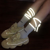 Leg socks Womens socks with cross tie leg socks and reflective luminous socks