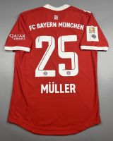 เสื้อบอล เพลเย่อ บาเยิน มิวนิค เหย้า 2022-23 Player Bayern Munich Home พร้อมเบอร์ชื่อ 25 MULLER อาร์มบุนเดสแชมป์ 2022 ผ้าทอเกรดดีที่สุด