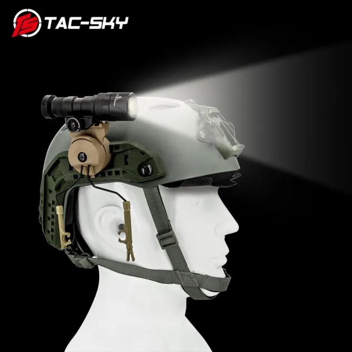 ☑ TAC-SKY Tactical Headset Peltor Comtac Ii Iii Bracket Fast Ops Core ...