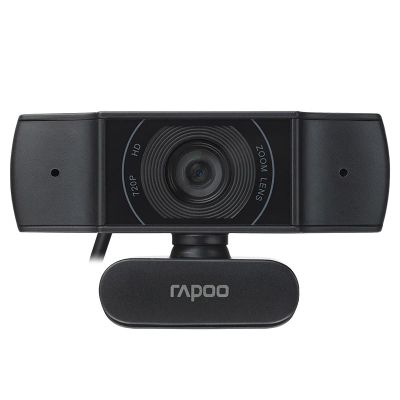 ZZOOI Rapoo C200 Webcam 720P HD With USB2.0 With Microphone Rotatable For Live Broadcast Video Calling Conference Cameras