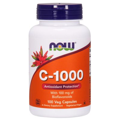 Now  วิตามินซี  C-1000  (100แคปซูล) With 100 mg of Bioflavonoids