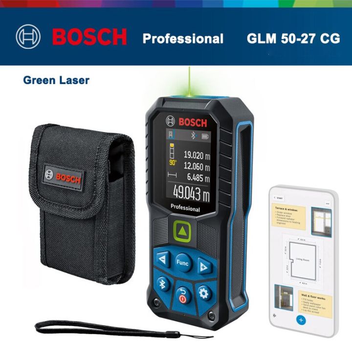 Bosch Glm Cg Professional Green Laser Measuring Instrument Rangefinder Laser Measure M