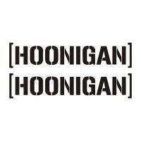 ไม้วีเนียร์เคลือบเงามอเตอร์ไซค์สุดฮาสติกเกอร์รถ Hoonigan ซื้อ2ครึ่งโพสต์ที่กำหนดเอง