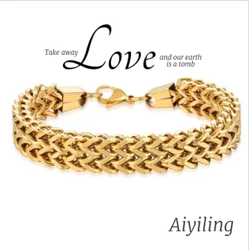 Gold plated men's on sale bangle