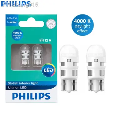 Philips T10 W5W Ultinon Pro3100 LED 6500K White Light Bulbs