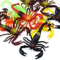 【CC】 1PCS Scorpion Lizard Locust Animals Figures Office Prank Tricky Spoof Horror Soft Plastic Insects