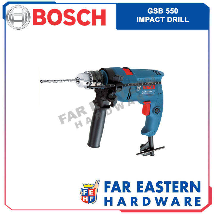 BOSCH GSB 550 Impact Hammer Drill FAR EASTERN HARDWARE PTCC Lazada PH