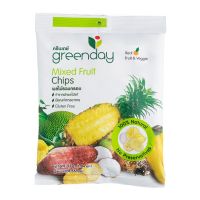 Happy moment with us ? greenday Mixed Fruit Chips 55g. กรีนเดย์ ผลไม้รวมกรอบ 55 กรัม?