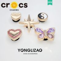 cross jibbitz charms โลหะ jibbitzs แฟชั่น รองเท้า ดอกไม้ หัวเข็มขัด cross ด้านบน โลหะ ตกแต่ง อุปกรณ์เสริม