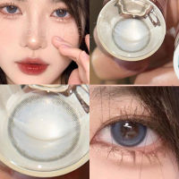 ✨ Blue คอนแทคเลนส์สีฟ้าขนาดมินิ mini  สายตาปกติ สายตาสั้น ☀️กรองแสง uv คอนแทคเลนส์แท้จดทะเบียนถูกต้อง ผ่านอย.ไทย ✔️