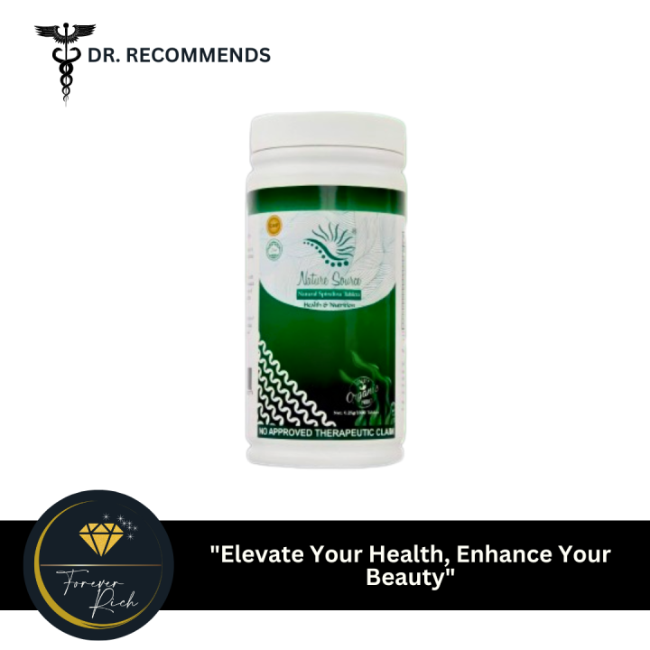 Spirulina Organic Tablets Nature Source 1000 Tablets Super Food
