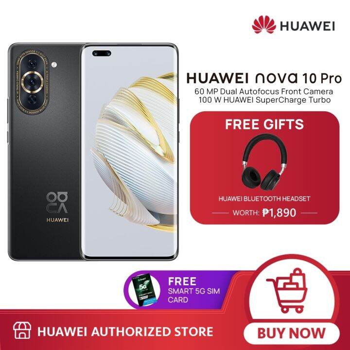 HUAWEI nova 10 Pro Smartphone 8GB 256GB 60MP Dual Autofocus Front ...