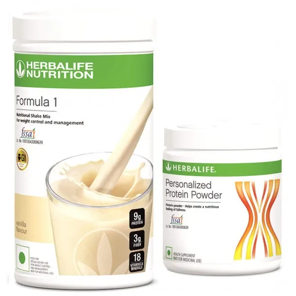 Herbalife Healthy Diet Shake Combo (French Vanilla & Protein Powder ...