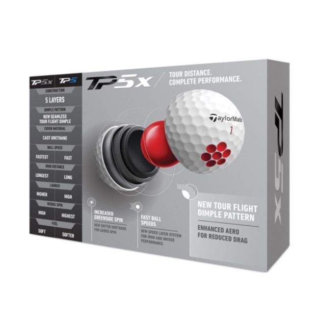 ลูกกอล์ฟ-taylormade-tp5x-ซื้อ-2-แถม-1