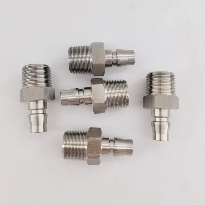 PM series stainless steel Pneumatic quick connector for high pressure