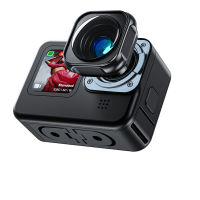 เลนส์ใหม่ล่าสุดสำหรับ GoPro11 10 9สูงสุดมุมกว้างพิเศษสูงสุด155องศาพร้อมฝาครอบป้องกัน2ชิ้นกล้องแอคชั่นแคมเมราอุปกรณ์เสริมสีดำ