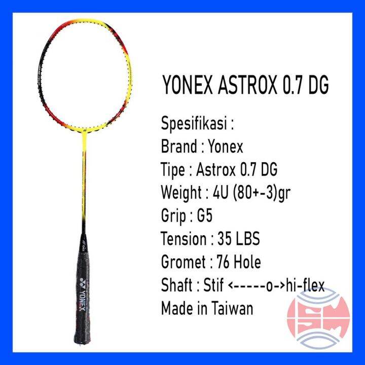 Raket Badminton Yonex Astrox 0.7 DG | Lazada Indonesia