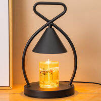 เทียนอุ่นโคมไฟตั้งโต๊ะโลหะเหล็ก Dimmable Essential Oil Burner โคมไฟตั้งโต๊ะเดสก์ท็อปตกแต่งบรรยากาศโรแมนติก Home Decor