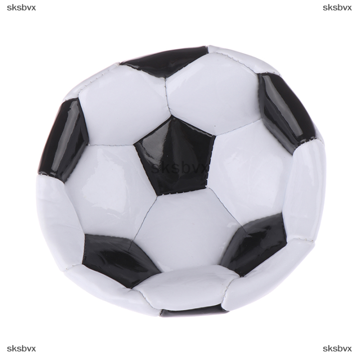sksbvx-ลูกฟุตบอลเด็ก1ชิ้นลูกพีวีซีขนาด2ลูกบอลเทรนนิ่งสีดำและสีขาวแบบคลาสสิก