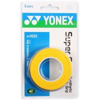 3ชิ้นล็อต YONEX AC102C ลื่นไม้จับแบดมินตัน Overgrips Sweatband อุปกรณ์กีฬากลางแจ้งเทนนิสเทปมือจับ