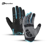 hotx【DT】 Cycling Gloves Men Touchscreen Anti-slip Anti-sweat Breathable Anti-shock MTB bike bicycle