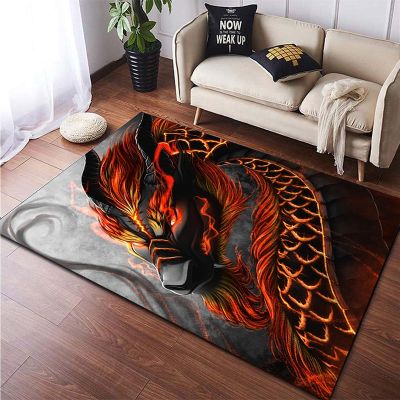 【YF】 Chinese Dragon Animal Printed Carpet for Living Room Large Area Rug Soft Mat E-sports Chair Carpets Alfombra Gifts Dropshopping
