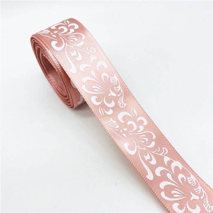 5yards-25mm-polyester-ribbon-printing-flower-satin-ribbon-for-hair-bow-party-christmas-wedding-decoration-diy-gift-wrapping-gift-wrapping-bags