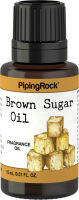 PipingRock Brown Sugar Fragrance Oil 1/2 fl oz (15 mL) Dropper Bottle ผลิตภัณฑ์คุณภาพจาก Piping Rock