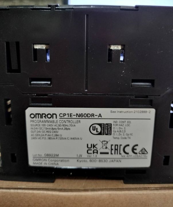 omron-cp1e-n60dr-a-plc-ซีรี่ส์-cp-ยูนิต-cpu