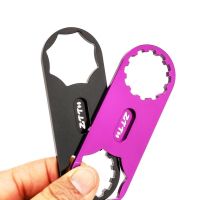 【LZ】▤  ZTTO-Alumínio Alloy Front Fork Shoulder Cover Wrench Bicycle Repair Tool Shock Absorber Upper Cover Removal Bike Tool