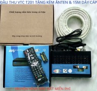Đầu thu truyền hình số mặt đất DVB T2 VTC T201 - Tặng anten + 15m dây cáp thumbnail