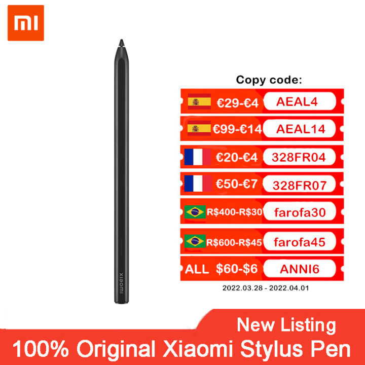 Original Xiaomi Stylus Pen 2 nd 240Hz Draw Writing Screenshot Tablet Screen  Touch Xiaomi Smart Pen For Xiaomi Mi Pad 6 5 Pro