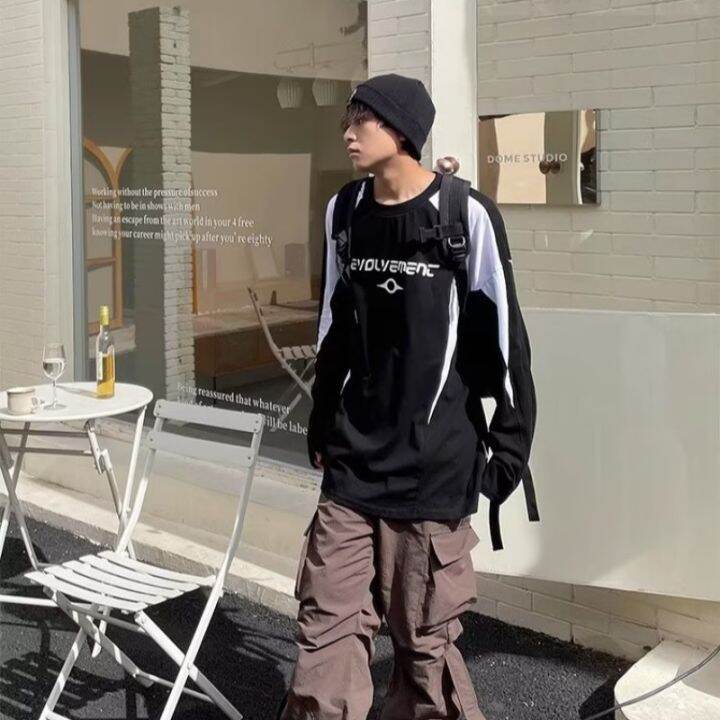 asrv-เสื้อฮู้ดชาย-เสื้อมีฮู้ดผู้ชาย-hoodie-เสื้อกันหนาว-ผู้ชาย-เสื้อยืดคอกลมชายเสื้อลายพิมพ์แขนยาว