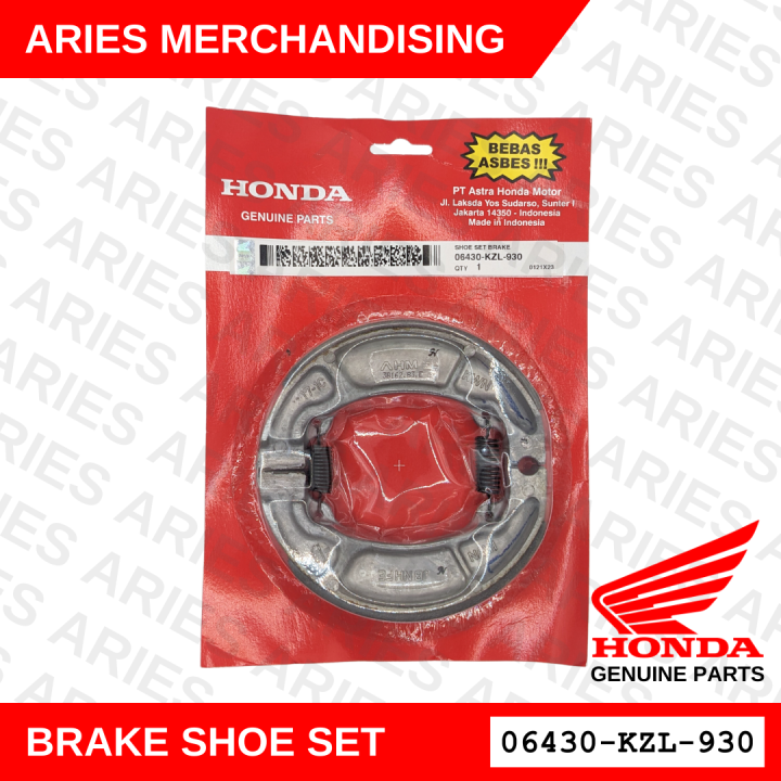 HONDA Genuine Brake Shoe Set (ASK) for BeAT Fi Click Zoomer PCX 150