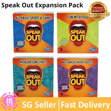  Hasbro Gaming Speak Out Expansion Pack: Misheard Song Lyrics :  Toys & Games