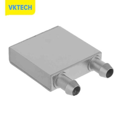 [Vktech] อลูมิเนียมอัลลอยด์ Liquid-Water Cooling Block สำหรับคอมพิวเตอร์ CPU Silver Heat Sink