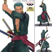 Figure ฟิกเกอร์ งานแท้ 100% แมวทอง Banpresto จาก One Piece วันพีซ เต็มพิกัดสลัดจอมลุย วันพีช Swordsmen Roronoa Zoro โรโรโนอา โซโร Ver Original from Japan Anime อนิเมะ การ์ตูน มังงะ คอลเลกชัน ของขวัญ Gift New Collection Doll ตุ๊กตา manga Model โมเดล