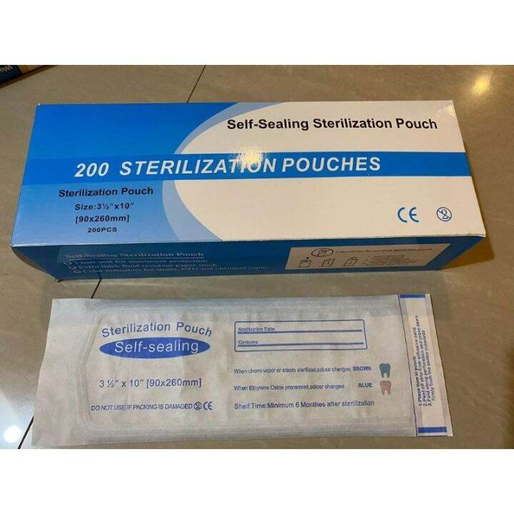 Self sealing sterilization pouch 200PCS (sizes in the description below ...