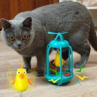 【JCHEN pet supplie】กรงนกส่งเสียงดังเอี้ย Dollcats Kitten With Bird Calling InteractiveChasing Pet Products