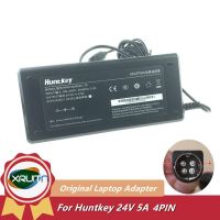 Genuine Huntkey HKA12024050-7A 24V 5A AC Adapter Charger 4PIN Industrial Control Power Supply