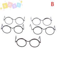 FactoryOutlete?Cheap? คอลเลกชันที่ดี5pcs แฟชั่นกรอบรอบ lensless Retro Doll แว่นตาสำหรับตุ๊กตา