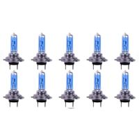 10x H7 100W 6000K Ultra-White Light Blue Bubbles รถหลอดฮาโลเจนไฟหน้ารถหลอดไฟ Dc 12V แก้วควอตซ์ไฟหน้ารถหลอดไฟ