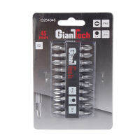 ดอกไขควง GIANT TECH รุ่น G254046 ขนาด PH2 x 45 มม. (ชุด 10 ชิ้น) สีเงิน [COD]