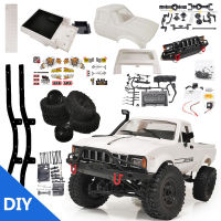 WPL C24-1 4WD 1/16ชุด2.4G Crawler รถ RC ออฟโร้ดรถ2CH โมเดลรถพร้อมเซอร์โวมอเตอร์และหลอดไฟหน้า