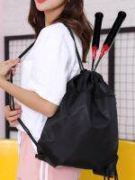 ○ 2023 new badminton storage bag mens and womens backpack multifunctional large-capacity drawstring Korean tennis backpack