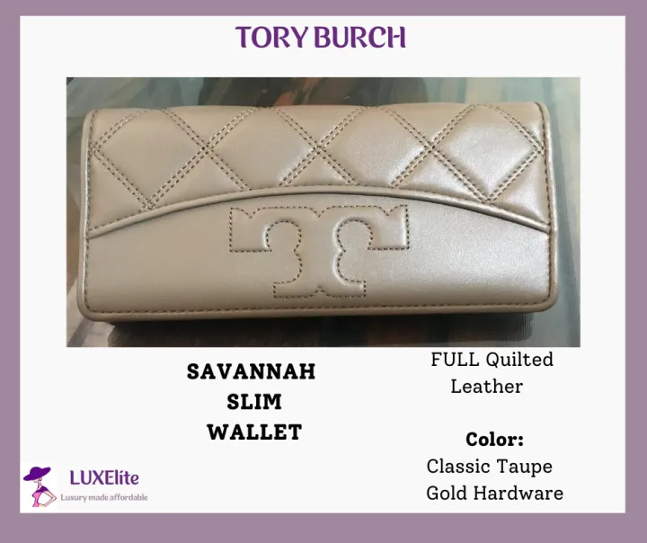 Tory Burch Savannah Slim Wallet | Lazada PH