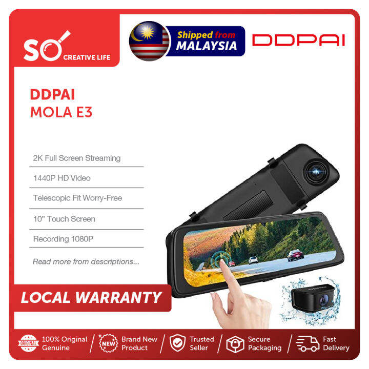 DDPAI Mola E3 Mirror Dash Cam | 10