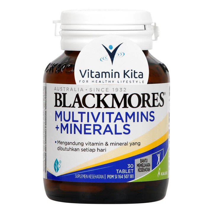 BLACKMORES MULTIVITAMINS + MINERALS BPOM KALBE 30 TAB Lazada Indonesia